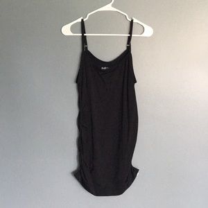 Black maternity tank